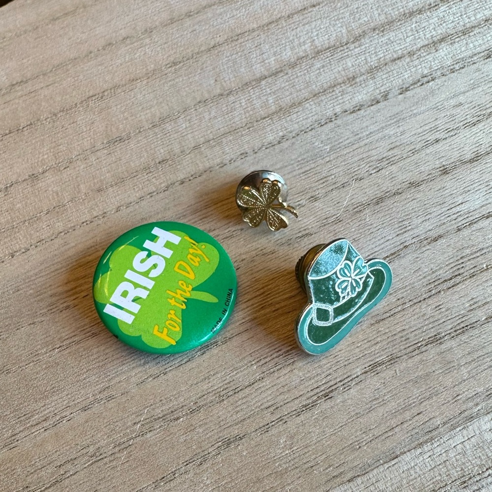 Irish St. Patrick’s Day Pin Set